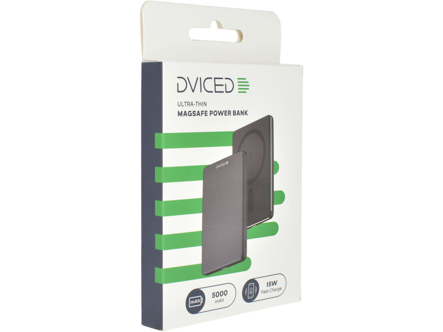 Dviced Magsafe power bank ultra thin 5000mAh, Black