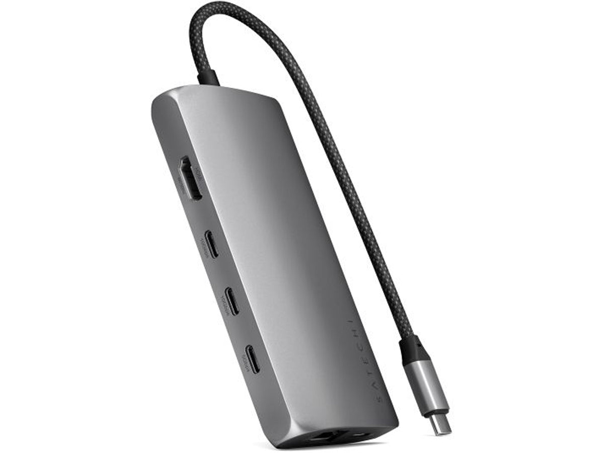 Satechi USB-C многопортов адаптер 8K с Ethernet V3 - Space Gray