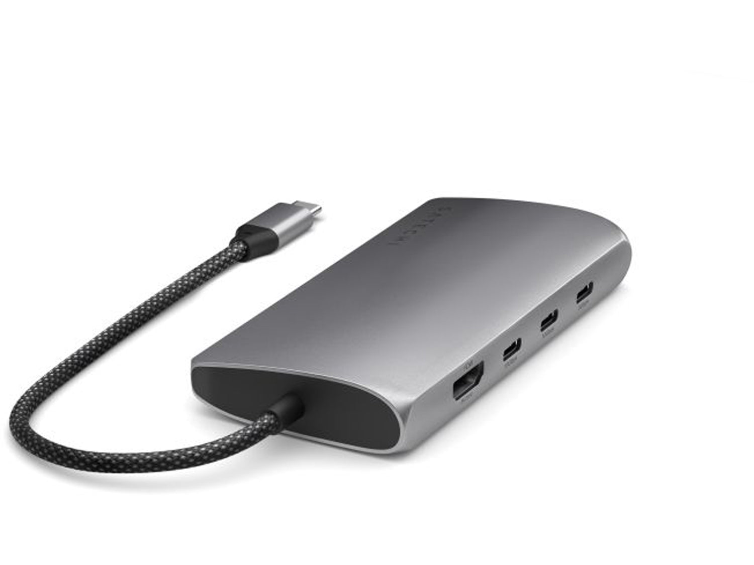Satechi USB-C многопортов адаптер 8K с Ethernet V3 - Space Gray