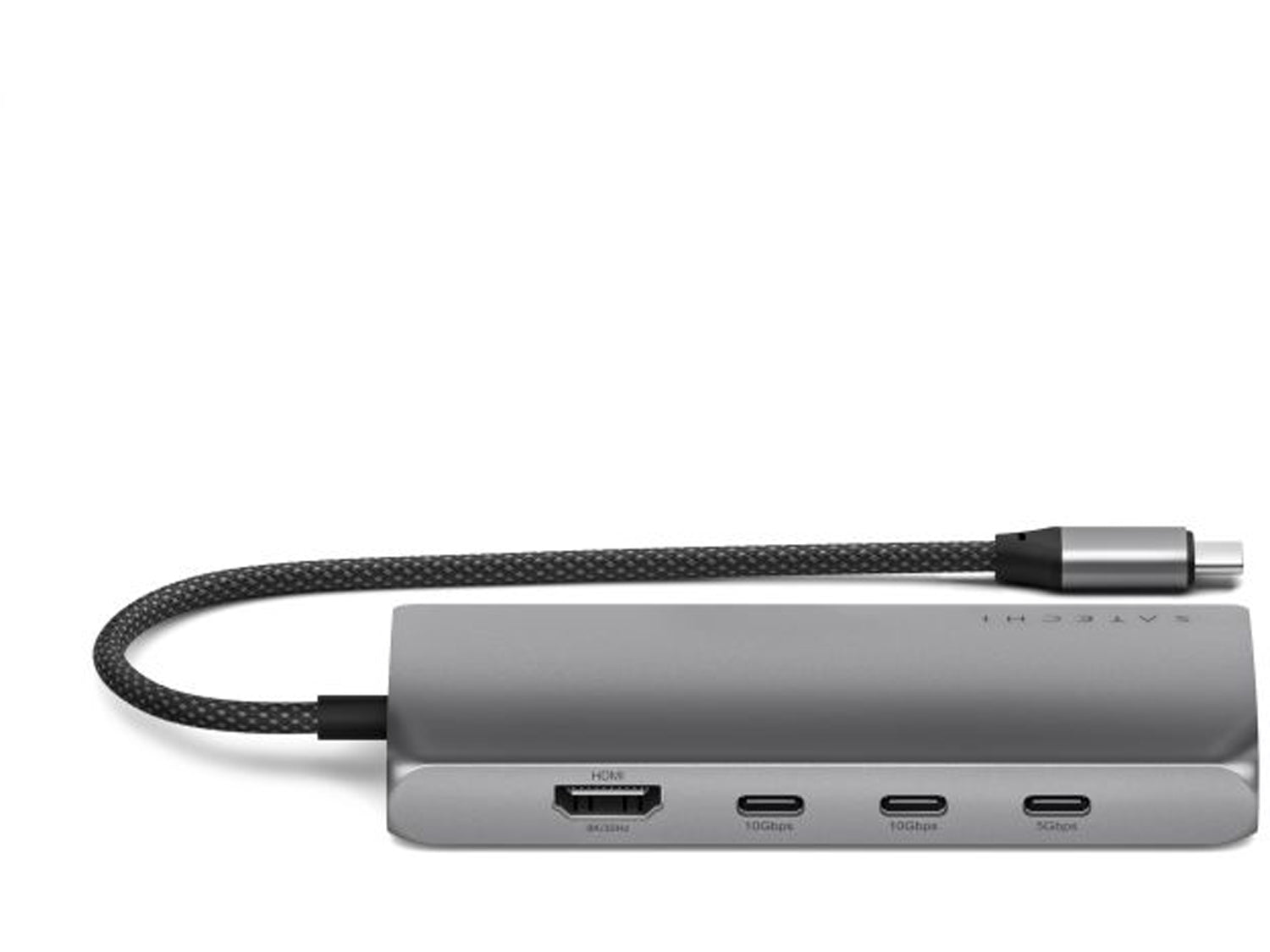 Satechi USB-C многопортов адаптер 8K с Ethernet V3 - Space Gray
