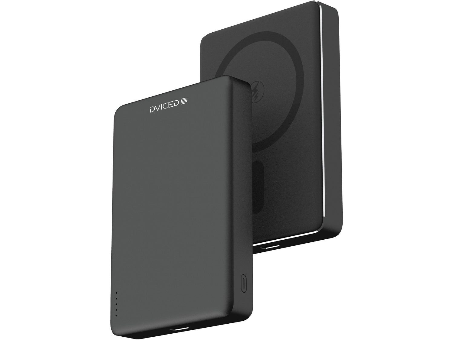 Dviced Magsafe power bank ultra thin 10000mAh, Black