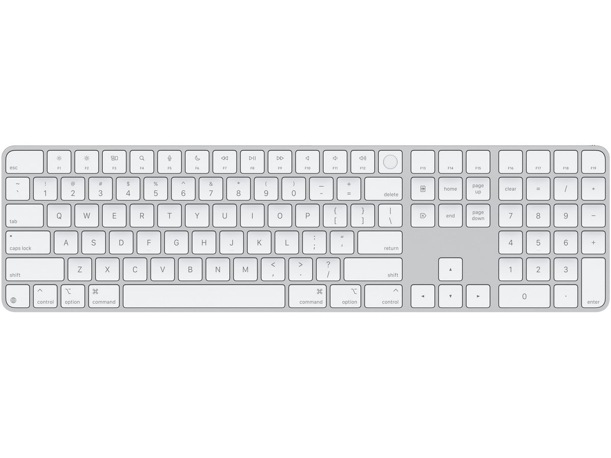 Apple Magic Keyboard with Touch ID and Numeric Keypad for Mac models with Apple silicon - US English