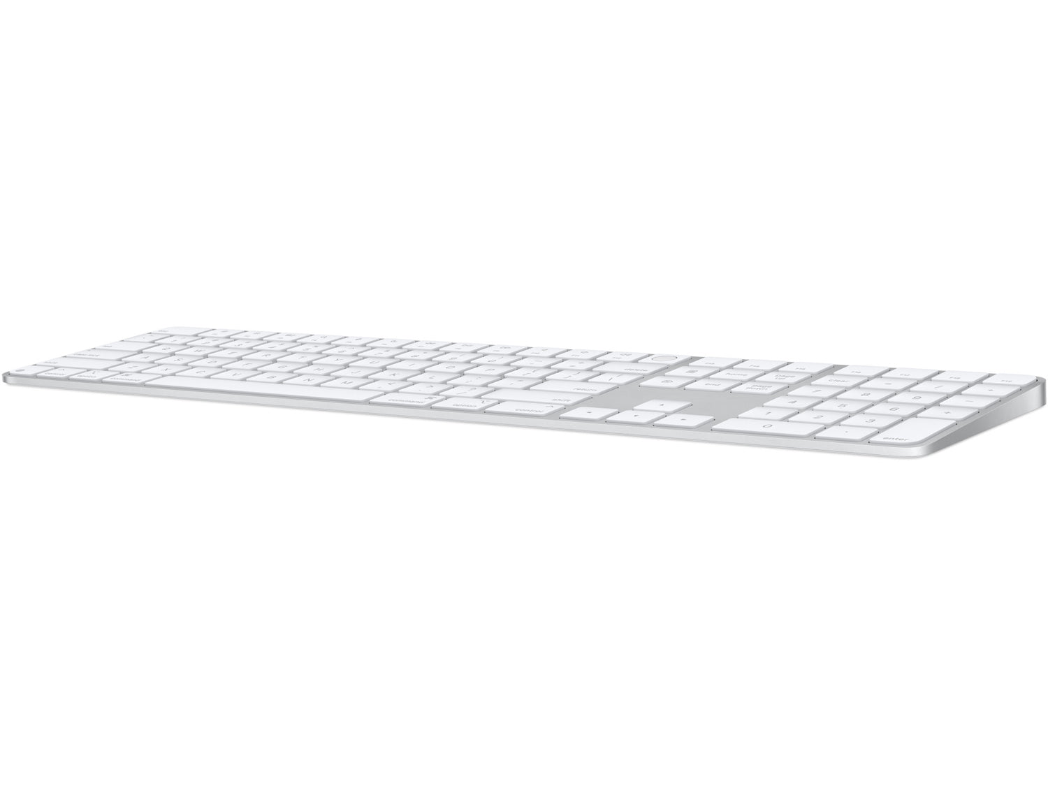 Apple Magic Keyboard with Touch ID and Numeric Keypad for Mac models with Apple silicon (USB-C) - International English - White Keys