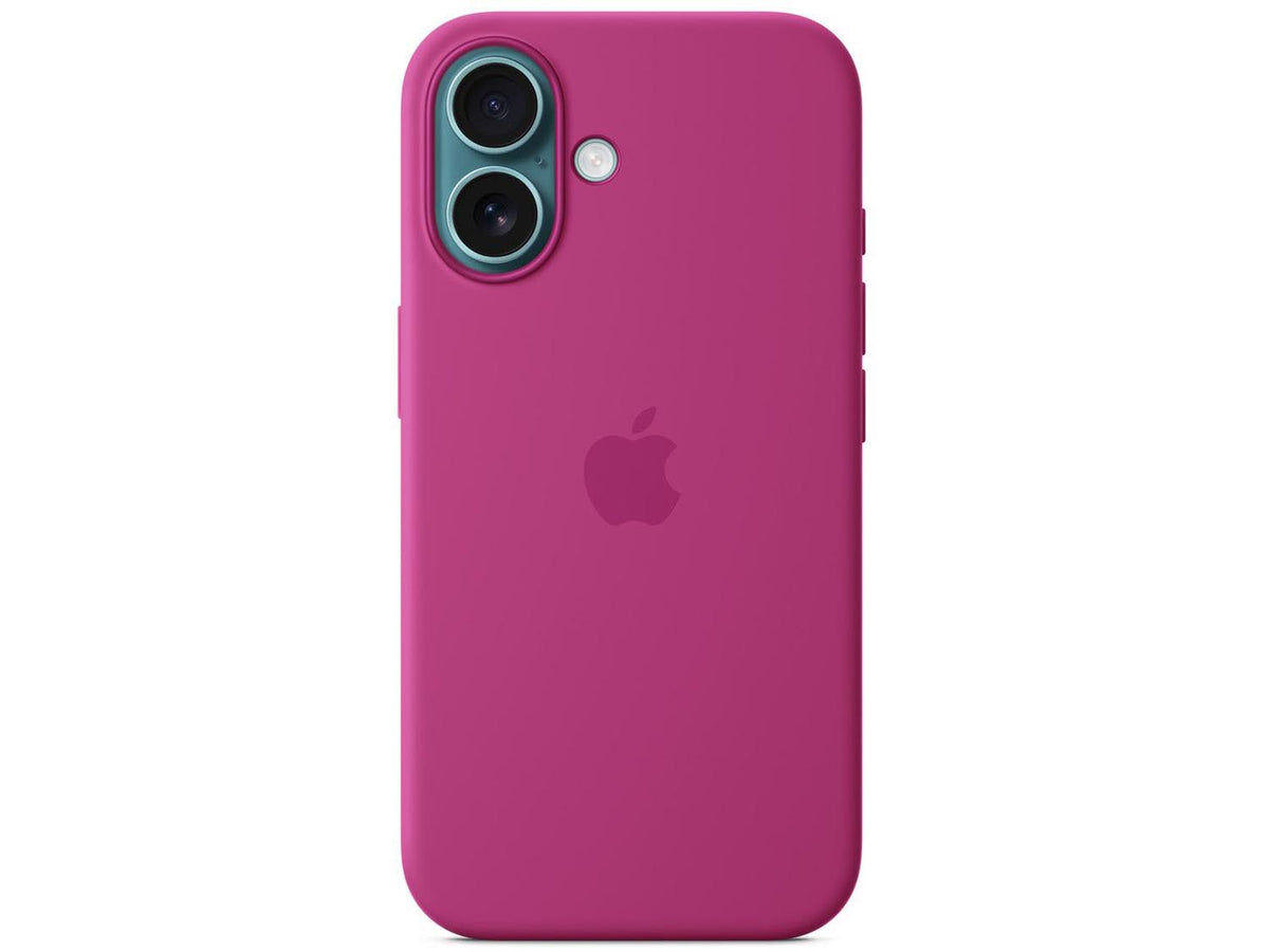 Apple iPhone 16 Silicone Case with MagSafe - Fuchsia