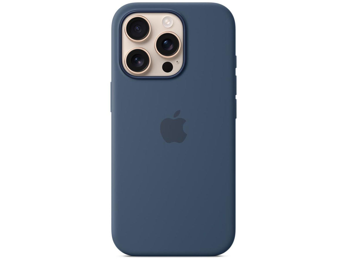 Apple iPhone 16 Pro Silicone Case with MagSafe - Denim