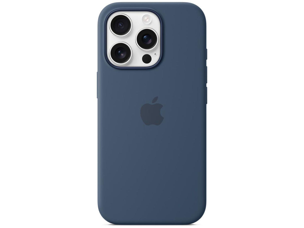 Apple iPhone 16 Pro Silicone Case with MagSafe - Denim