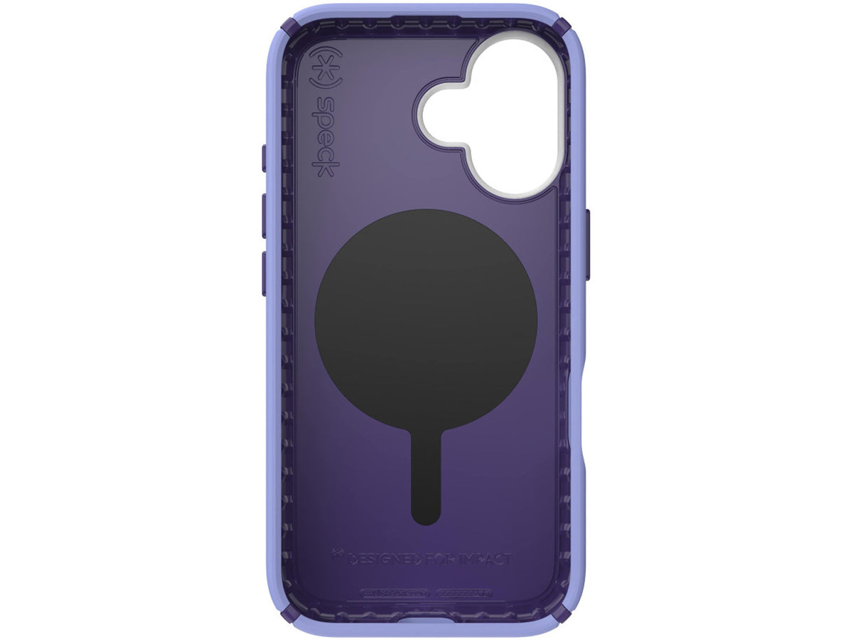 Speck Presidio2 Pro, за iPhone 16, MagSafe + ClickLock, Future Lavender/Cassis Purple