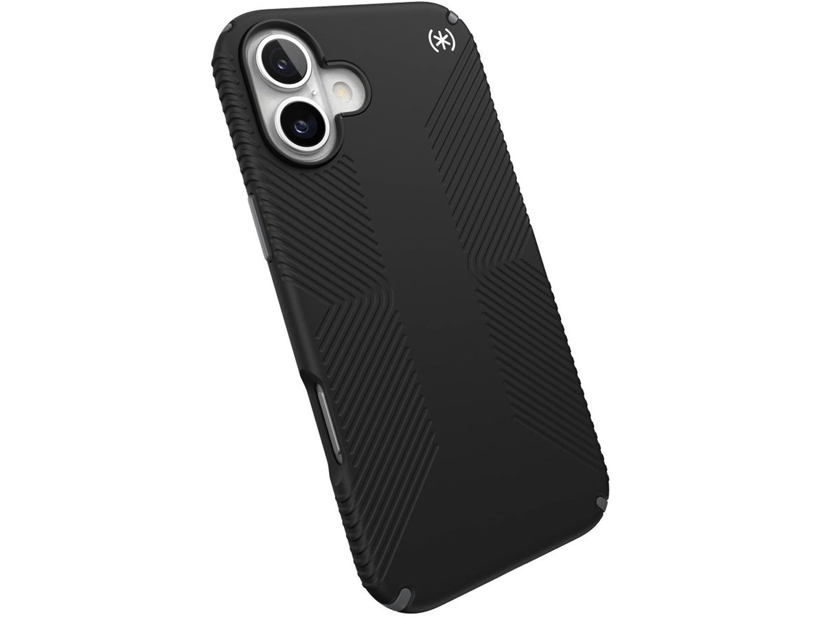 Speck iPhone 16 Plus Presidio2 Grip, Black/Slate Grey