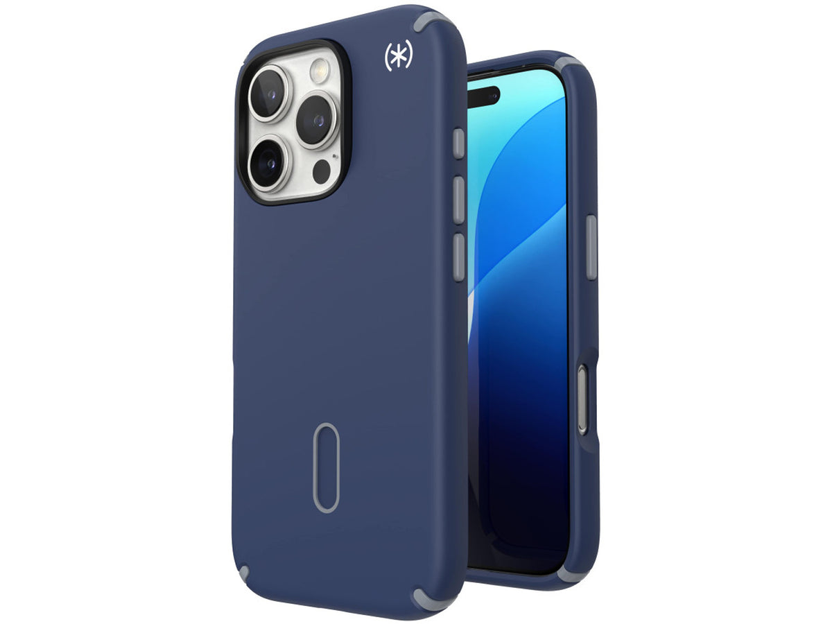 Speck Presidio2 Pro, за iPhone 16 Pro, MagSafe + ClickLock, Coastal Blue