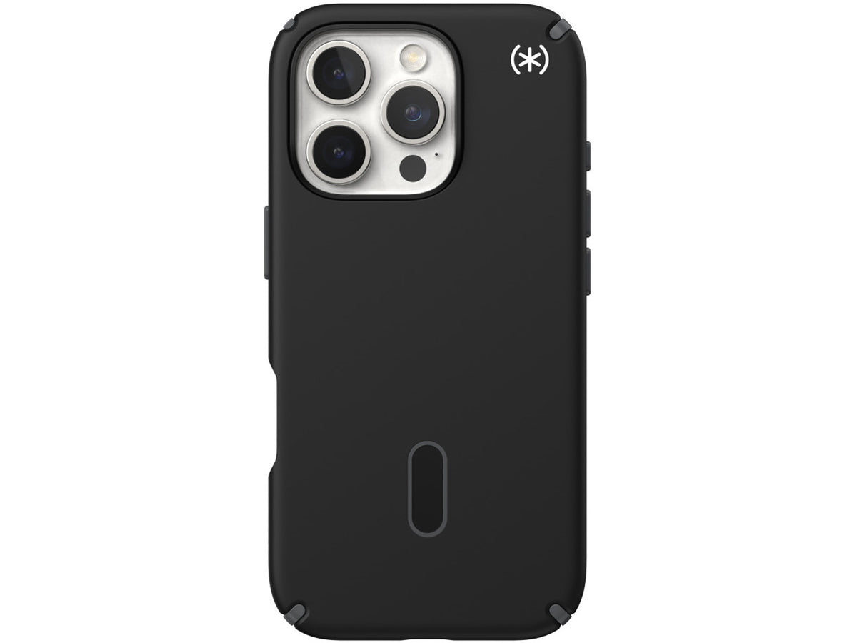 Speck Presidio2 Pro, за iPhone 16 Pro, MagSafe + ClickLock, Black/Slate Grey