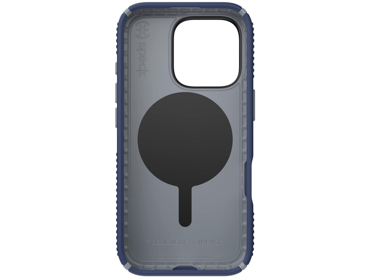 Speck Presidio2 Grip, за iPhone 16 Pro, MagSafe + ClickLock, Coastal Blue