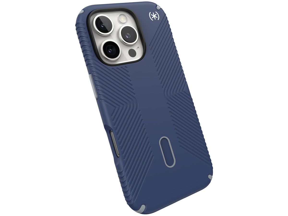 Speck Presidio2 Grip, за iPhone 16 Pro, MagSafe + ClickLock, Coastal Blue