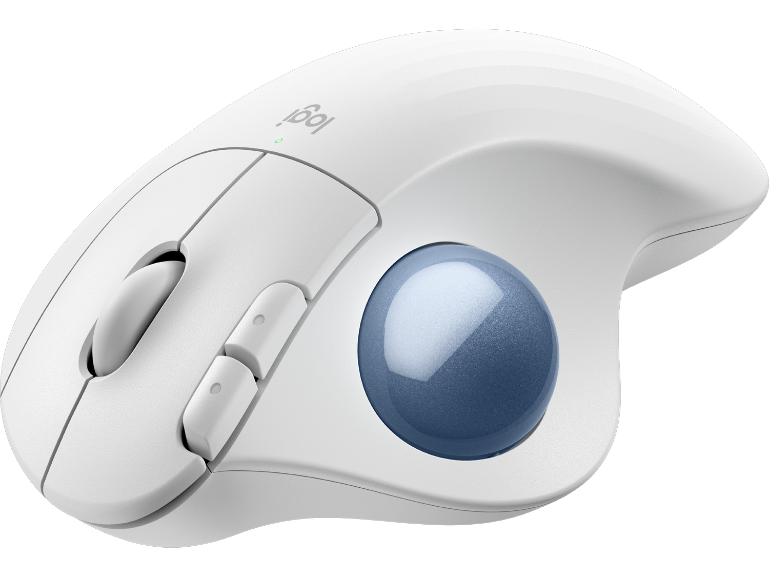 Logitech ERGO M575S, Off-White + Blue Ball