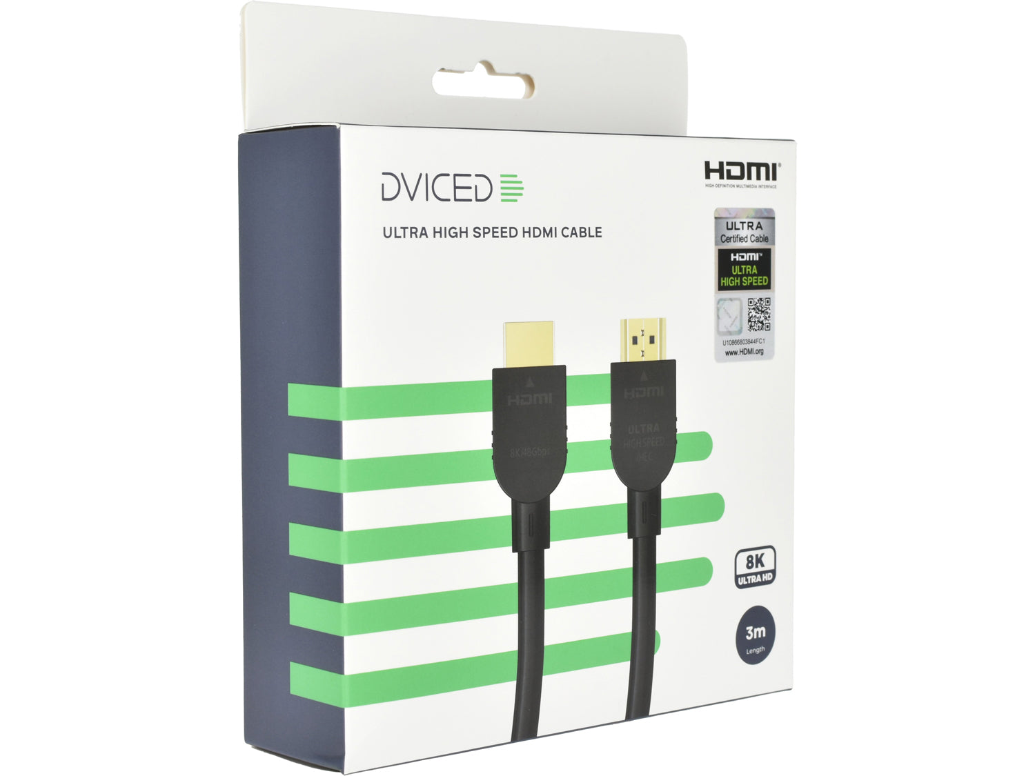 Dviced Ultra high speed HDMI cable, 3 метра