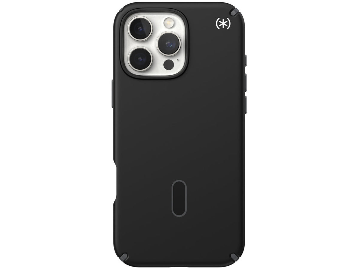 Speck iPhone 16 Pro Max Presidio2 Pro MagSafe With Click&Lock, Black/Slate Grey