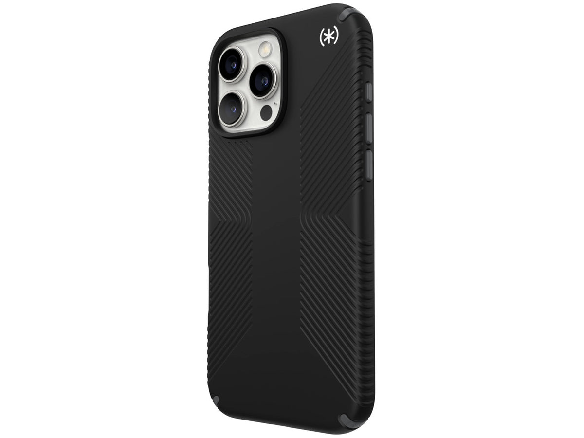Speck iPhone 16 Pro Max Presidio2 Grip, Black/Slate Grey