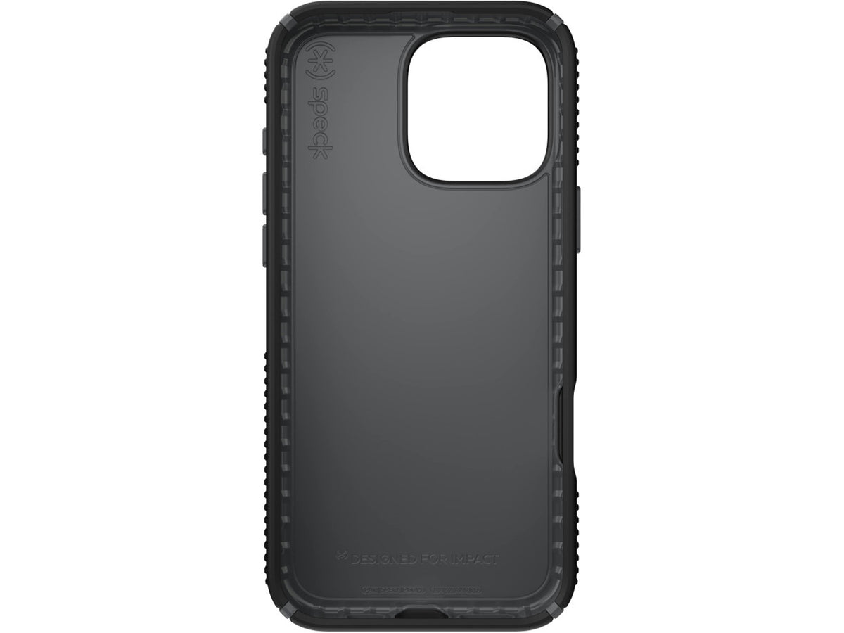 Speck iPhone 16 Pro Max Presidio2 Grip, Black/Slate Grey