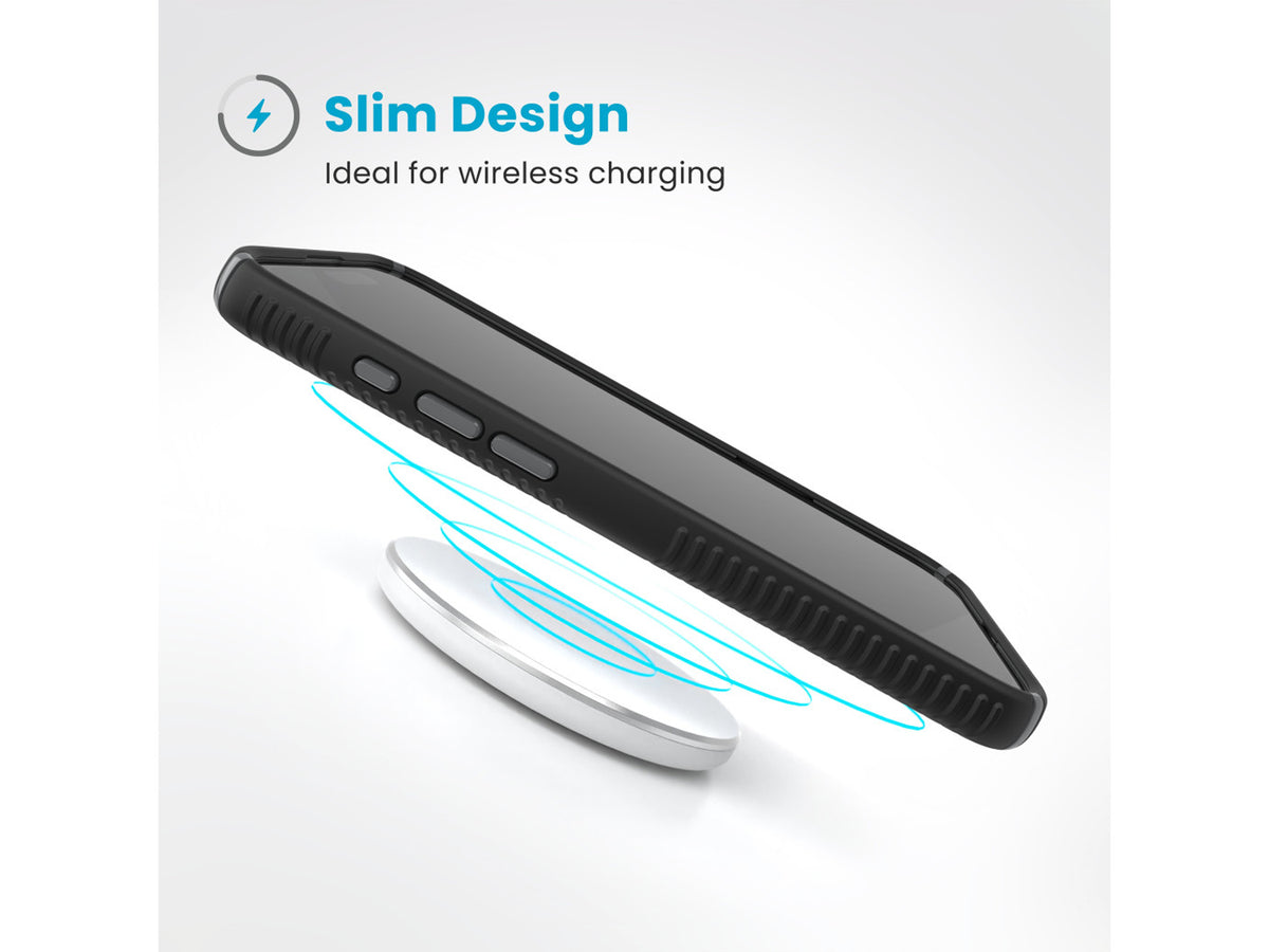 Speck iPhone 16 Pro Max Presidio2 Grip, Black/Slate Grey