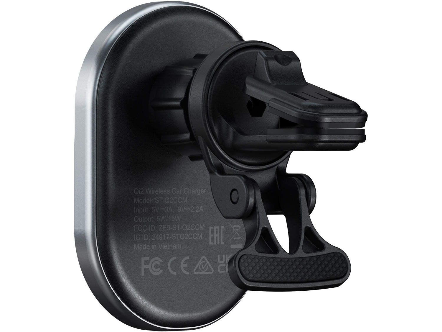 Satechi Qi2 Wireless Car Charger - Space Gray