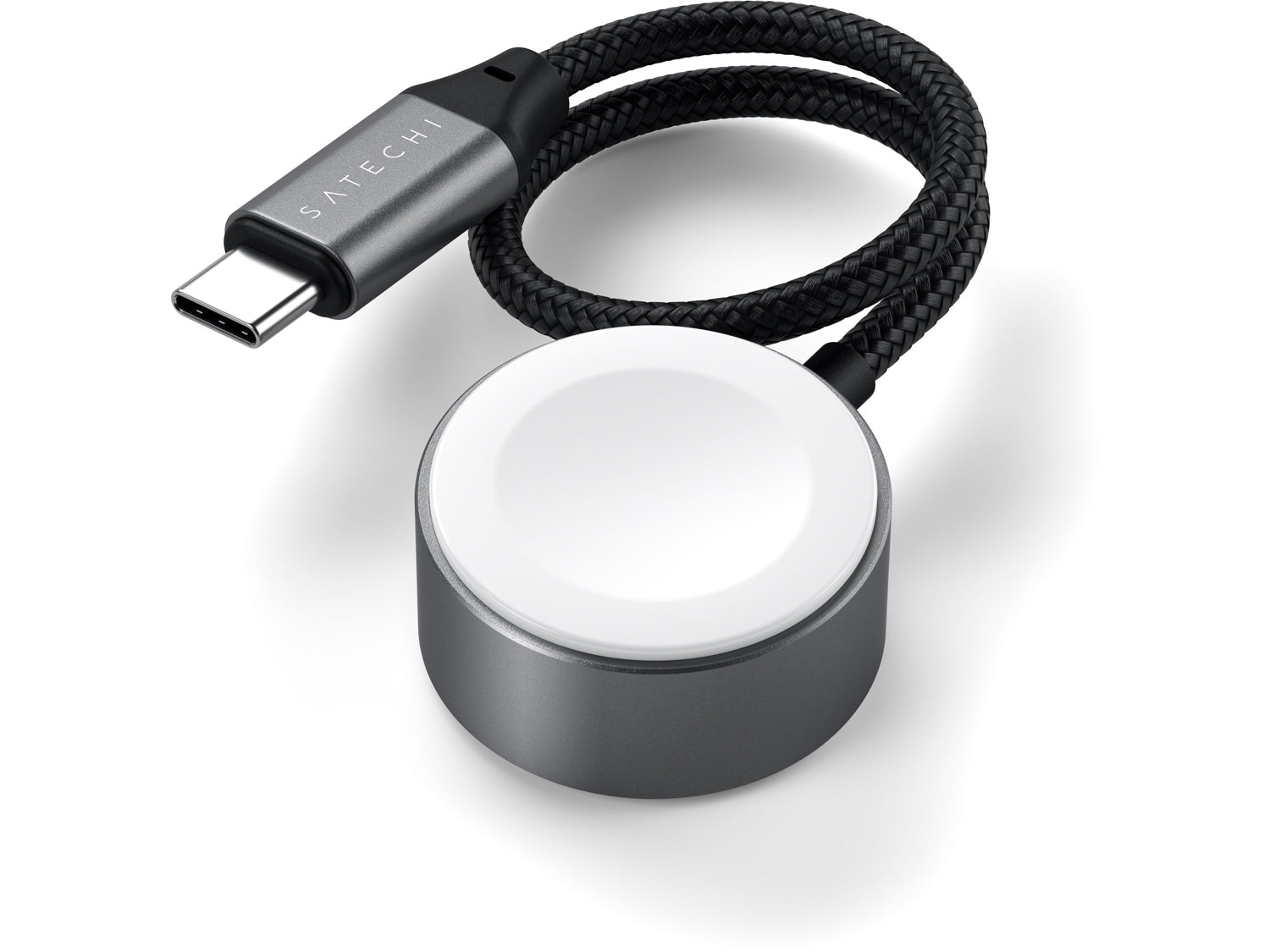Satechi USB-C Magnetic Fast-Charging Cable for Apple Watch - Space Gray