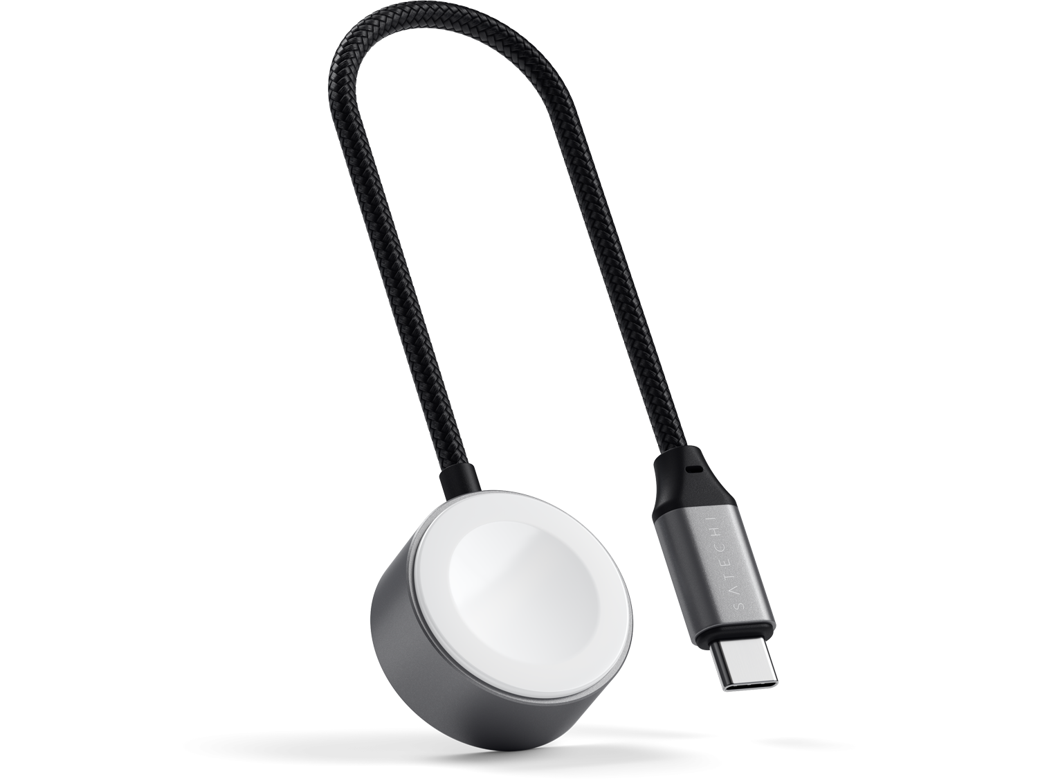 Satechi USB-C Magnetic Fast-Charging Cable for Apple Watch - Space Gray