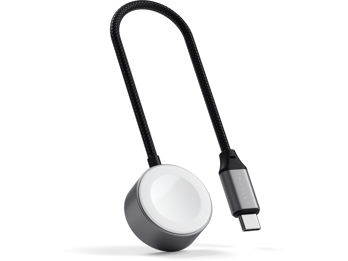 Satechi USB-C Magnetic Fast-Charging Cable for Apple Watch - Space Gray