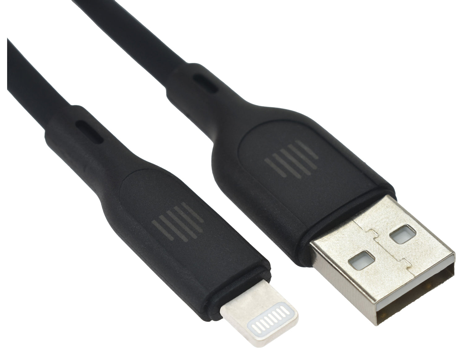 Dviced USB-A to lightning cable Charging & Data transfer 1,25m, Black