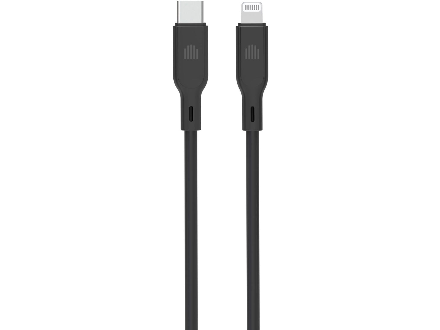 Dviced Cable USB-C to Lightning silicone 1,25m - Black