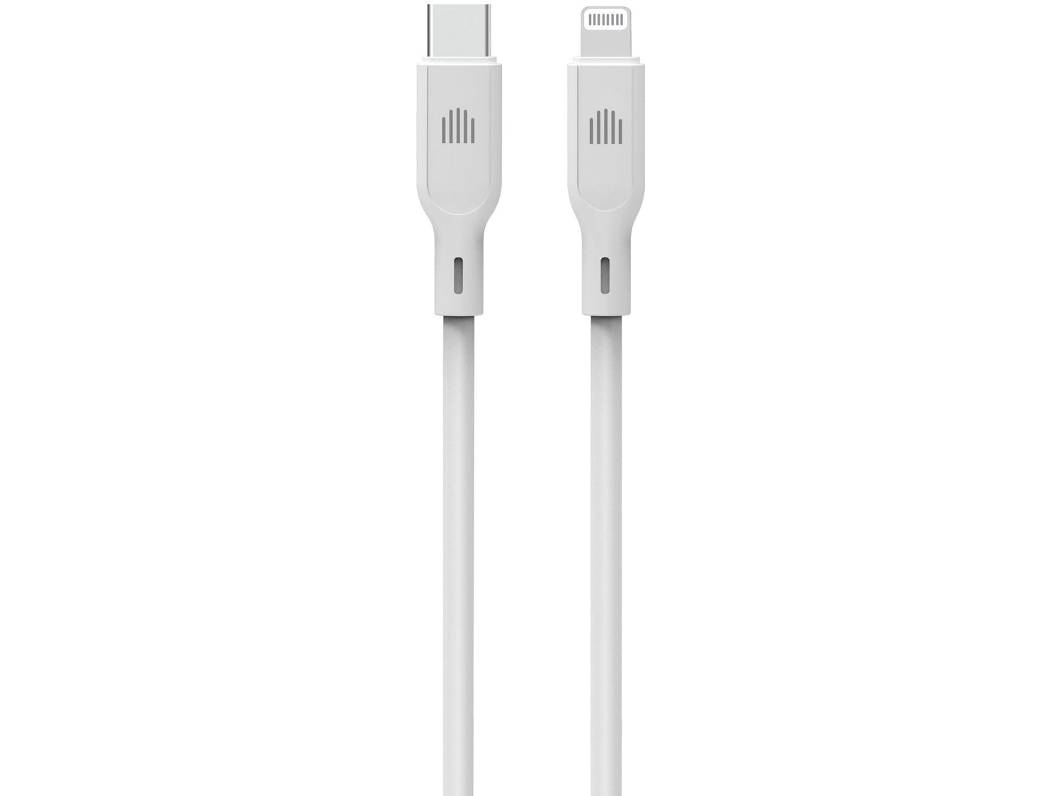 Dviced Cable USB-C to Lightning silicone 1,25m - White