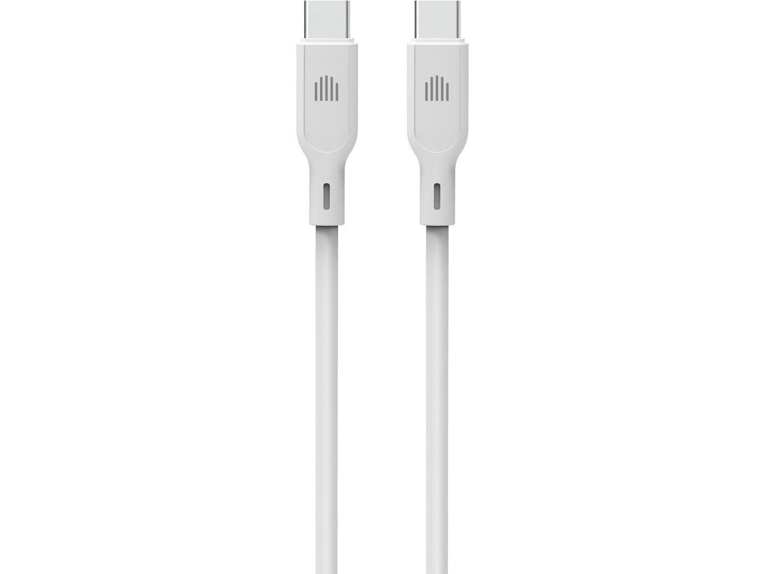 Dviced Cable USB-C to USB-C silicone 1,25m - White