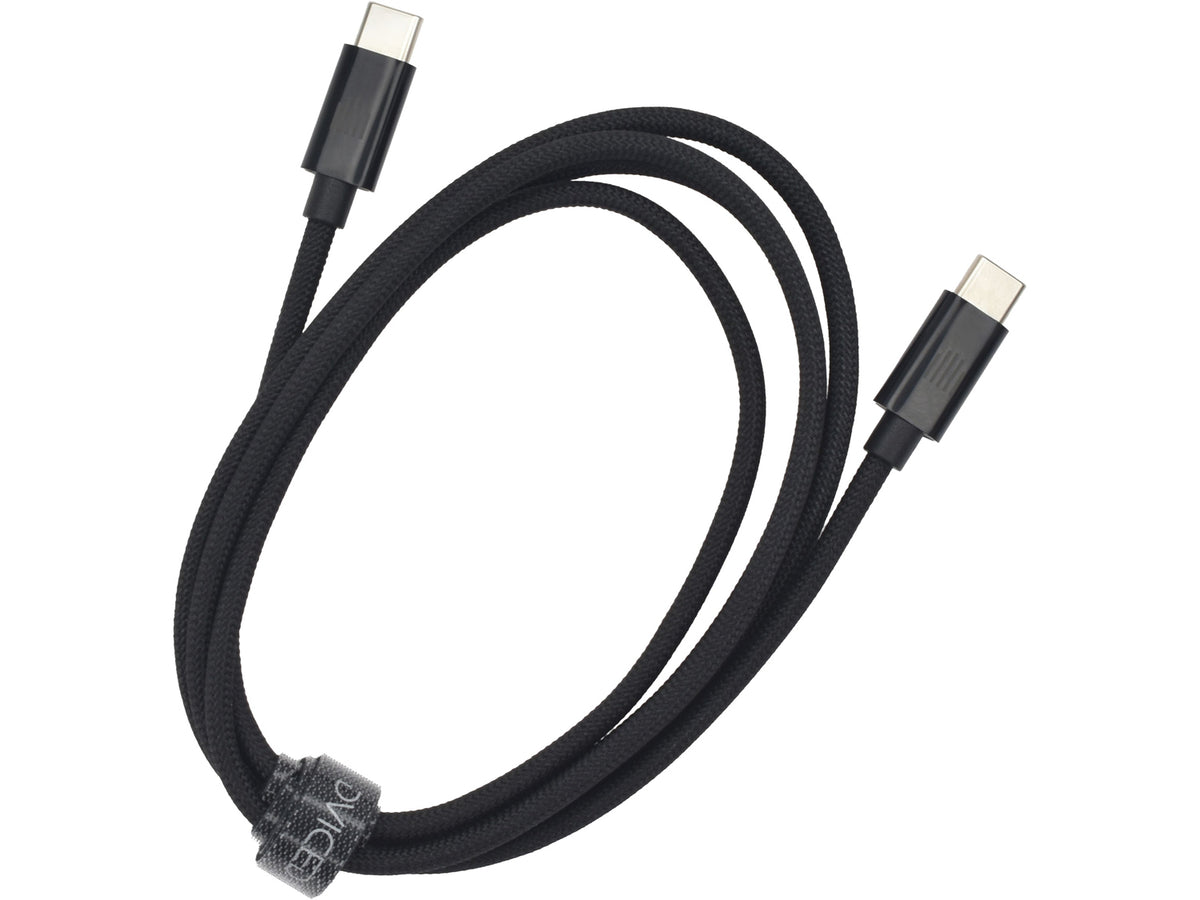Dviced Cable USB-C to USB-C Nylon Textile 1,25m - Black