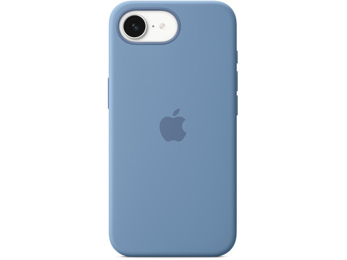Apple Silicone Case for iPhone 16e - Winter Blue