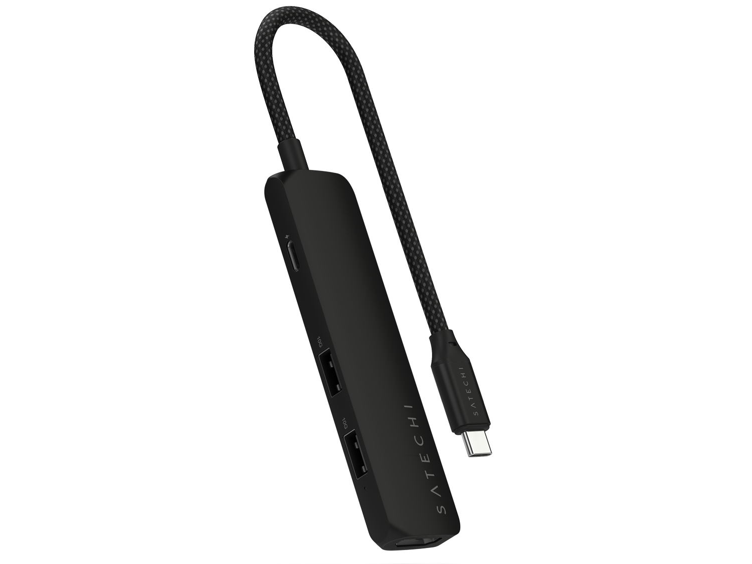 Satechi 4-in-1 USB-C Slim Multiport Adapter 4K - Black