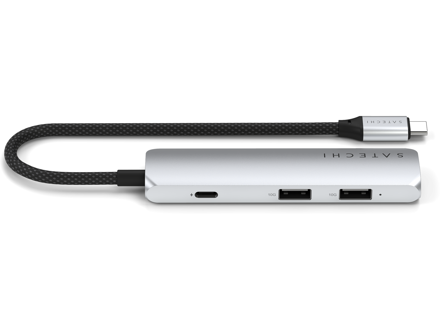 Satechi 4-in-1 USB-C Slim Multiport Adapter 4K - Silver