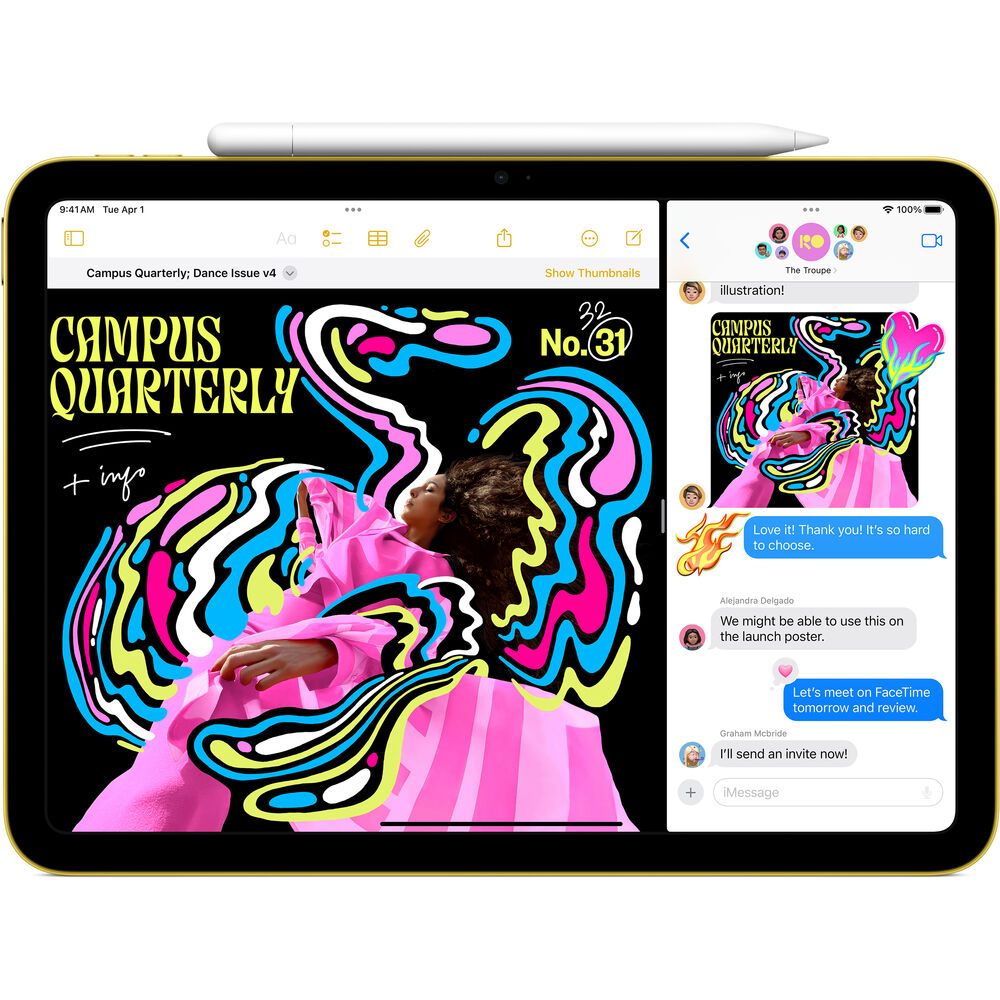 Apple iPad A16 Wi-Fi - 4GB RAM / 128GB, Yellow