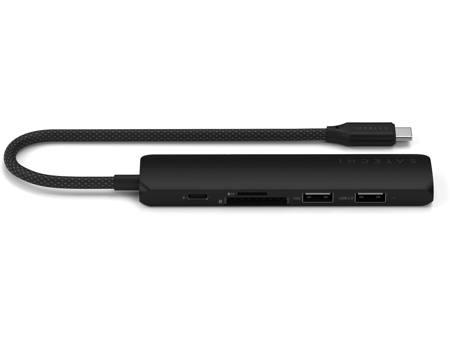 Satechi 6-in-1 USB-C Slim Multiport Adapter - Black