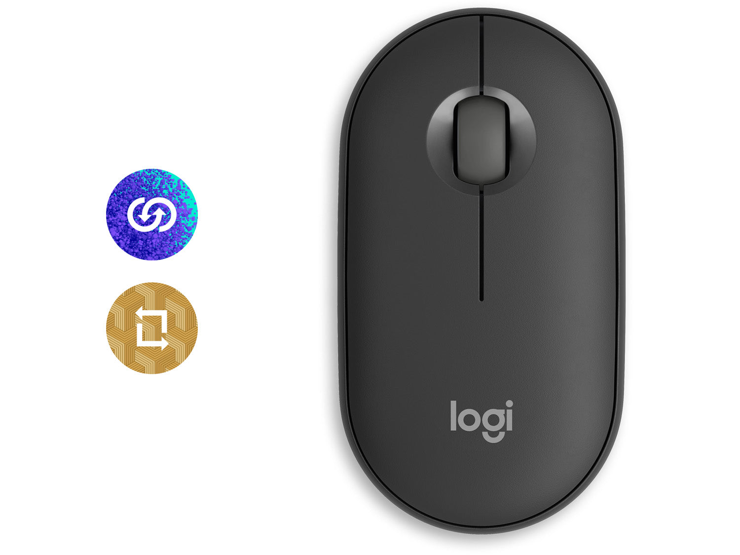 Logitech Pebble 2 M350s, Tonal Graphite