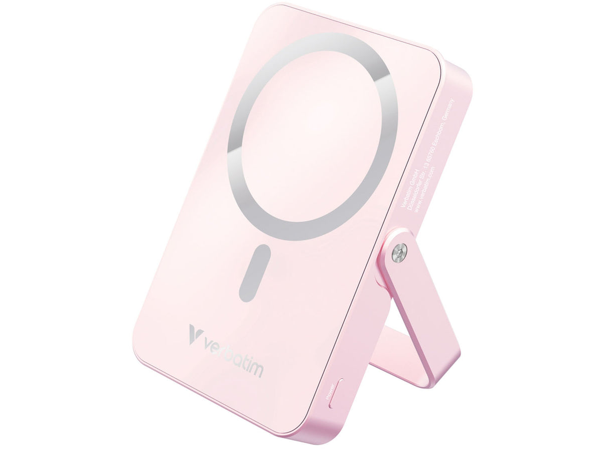 Verbatim Charge 'n' Go Power Bank with Stand 10000mAh, Pink