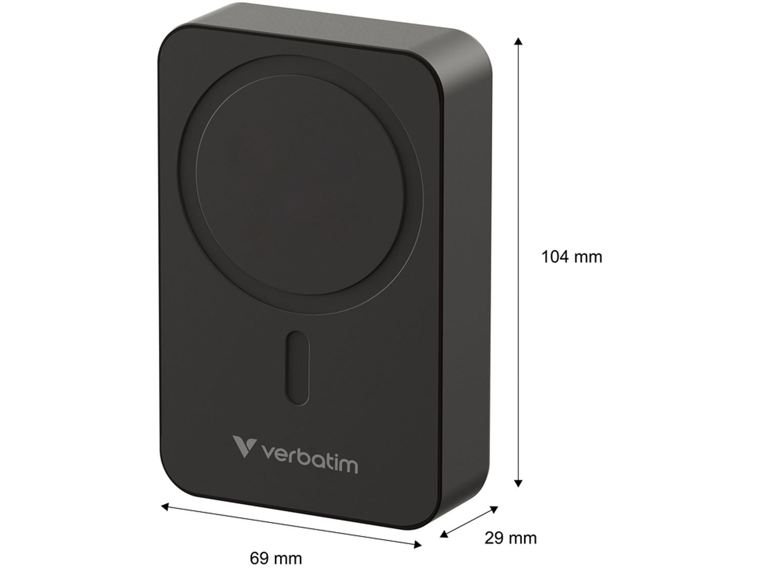 Verbatim Charge 'n' Go Essentials Power Bank 20000mAh, Black