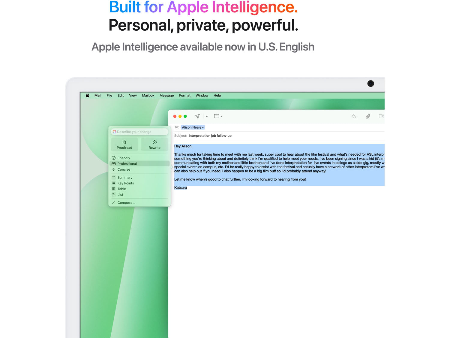 Apple iMac 24" M4 Green