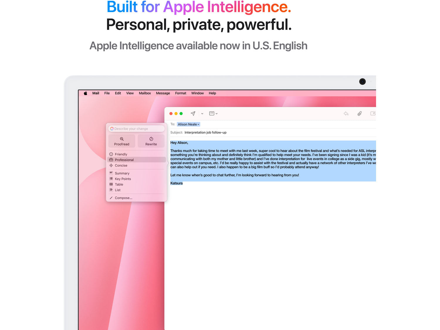 Apple iMac 24" M4 Pink