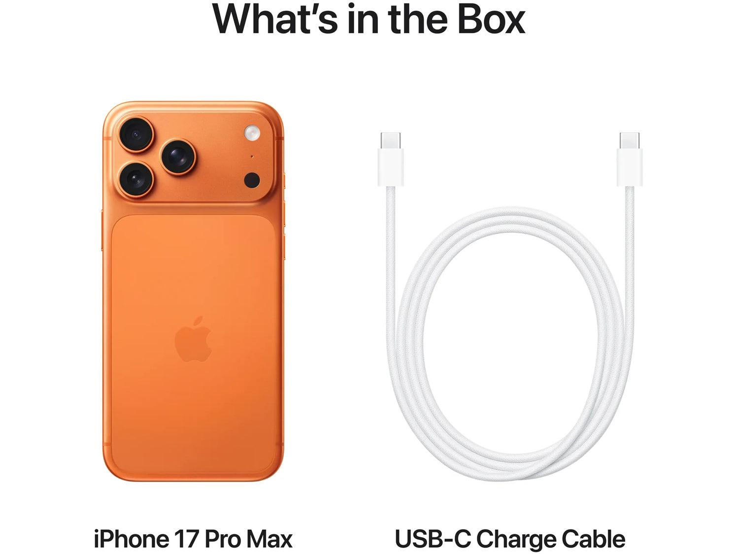 Apple iPhone 17 Pro Max - 12GB RAM / 256GB, Cosmic Orange