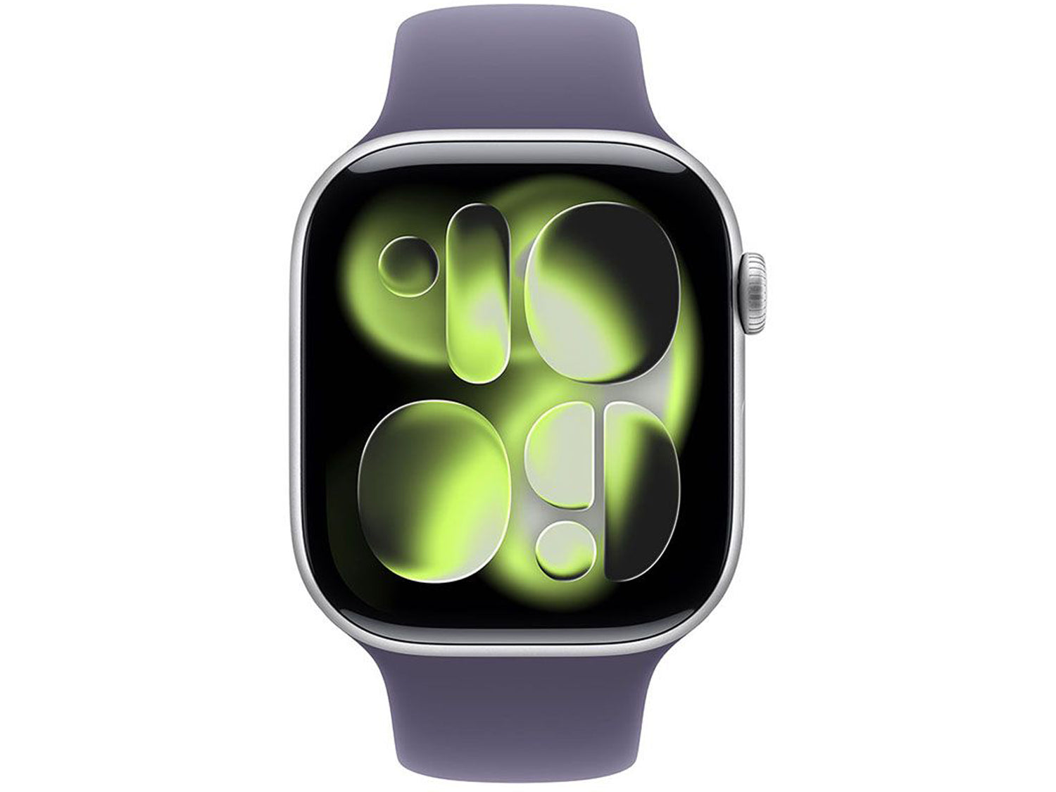 Apple Watch Series 11 GPS 42mm Silver Aluminium Case with Purple Fog Sport Band - M/L
