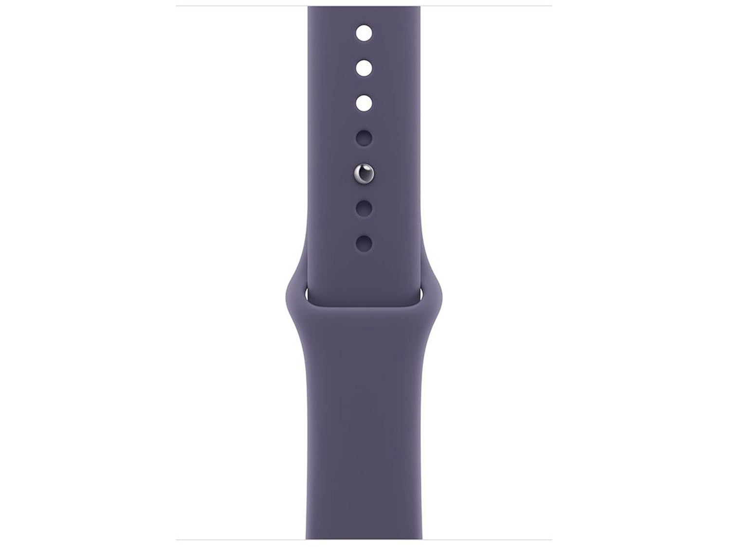 Apple Watch Series 11 GPS + Cellular 42mm Silver Aluminium Case with Purple Fog Sport Band - S/M
