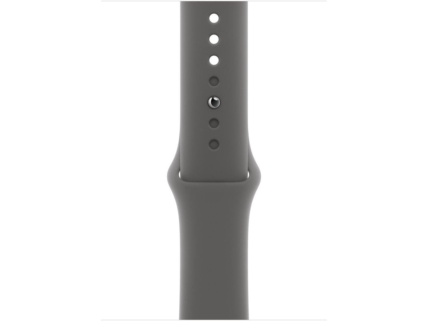 Apple Watch Series 11 GPS + Cellular 42mm Natural Titanium Case with Stone Grey Sport Band - S/M