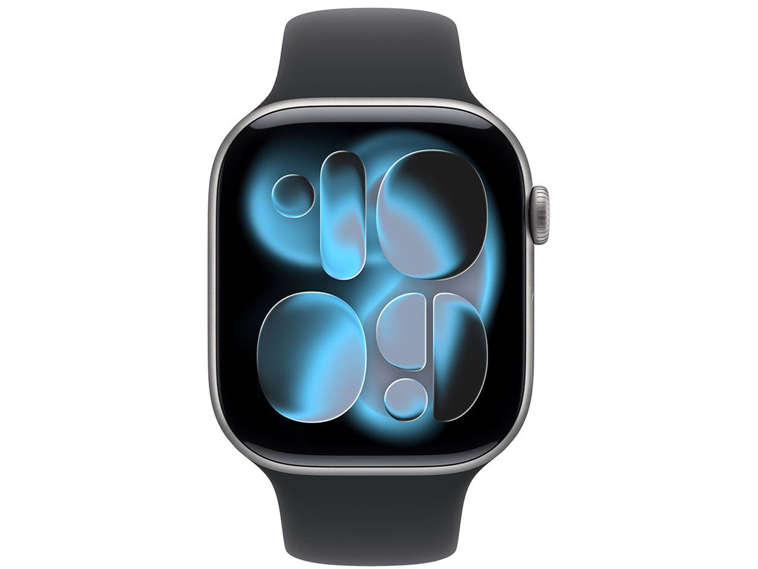 Apple Watch Series 11 GPS + Cellular 46mm Space Grey Aluminium Case with Black Sport Band - M/L