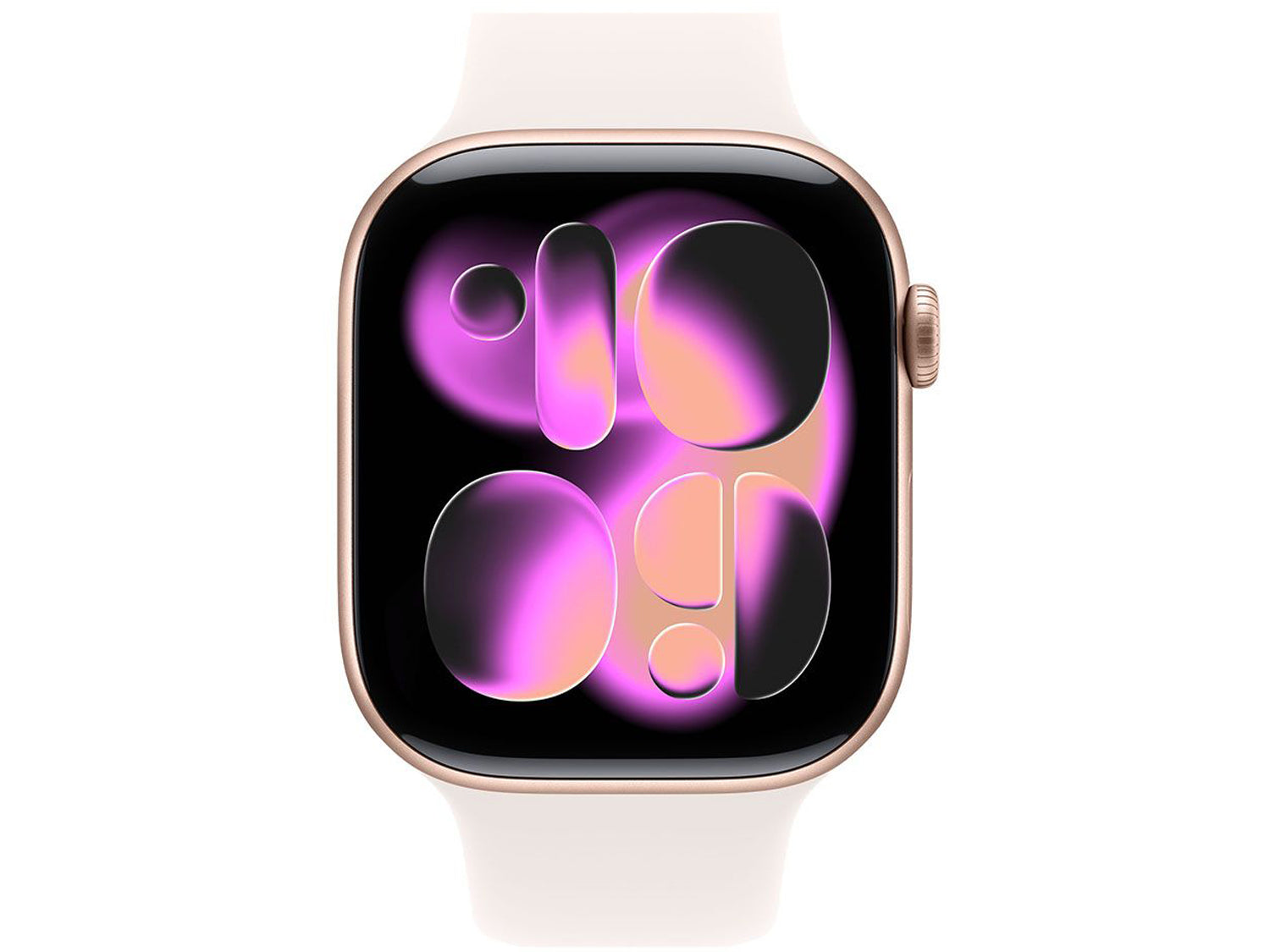 Apple Watch Series 11 GPS + Cellular 46mm Rose Gold Aluminium Case with Light Blush Sport Band - M/L