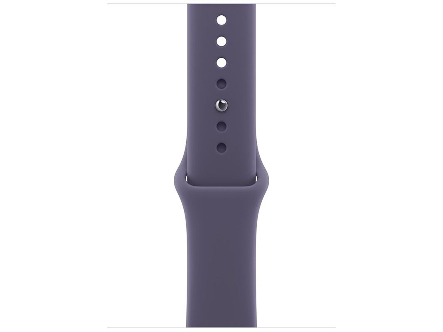 Apple Watch Series 11 GPS + Cellular 46mm Silver Aluminium Case with Purple Fog Sport Band - M/L