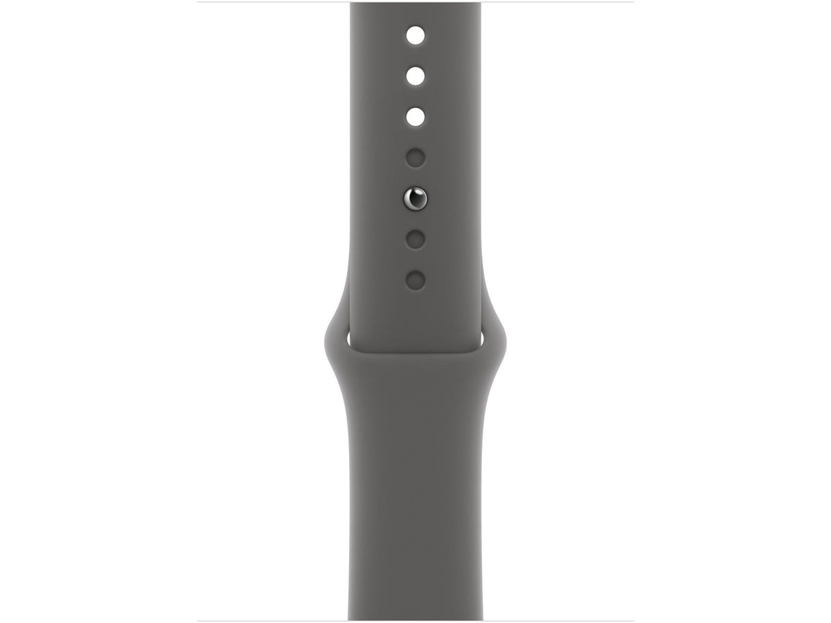 Apple Watch Series 11 GPS + Cellular 46mm Natural Titanium Case with Stone Grey Sport Band - M/L