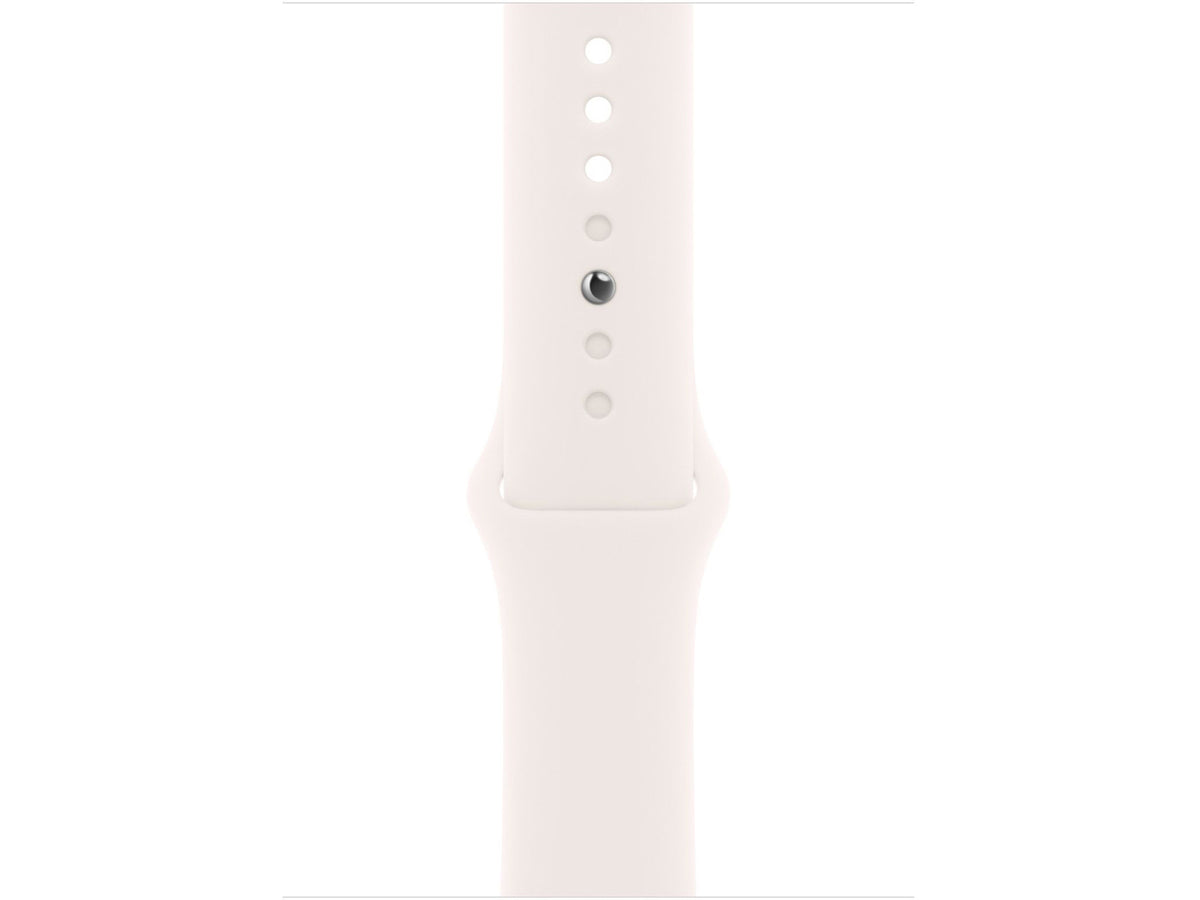 Apple Watch Series 11 GPS + Cellular 46mm Gold Titanium Case with Light Blush Sport Band - M/L